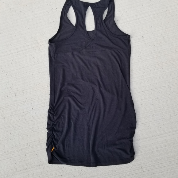 Lucy long tank top with side ruching - Picture 4 of 8